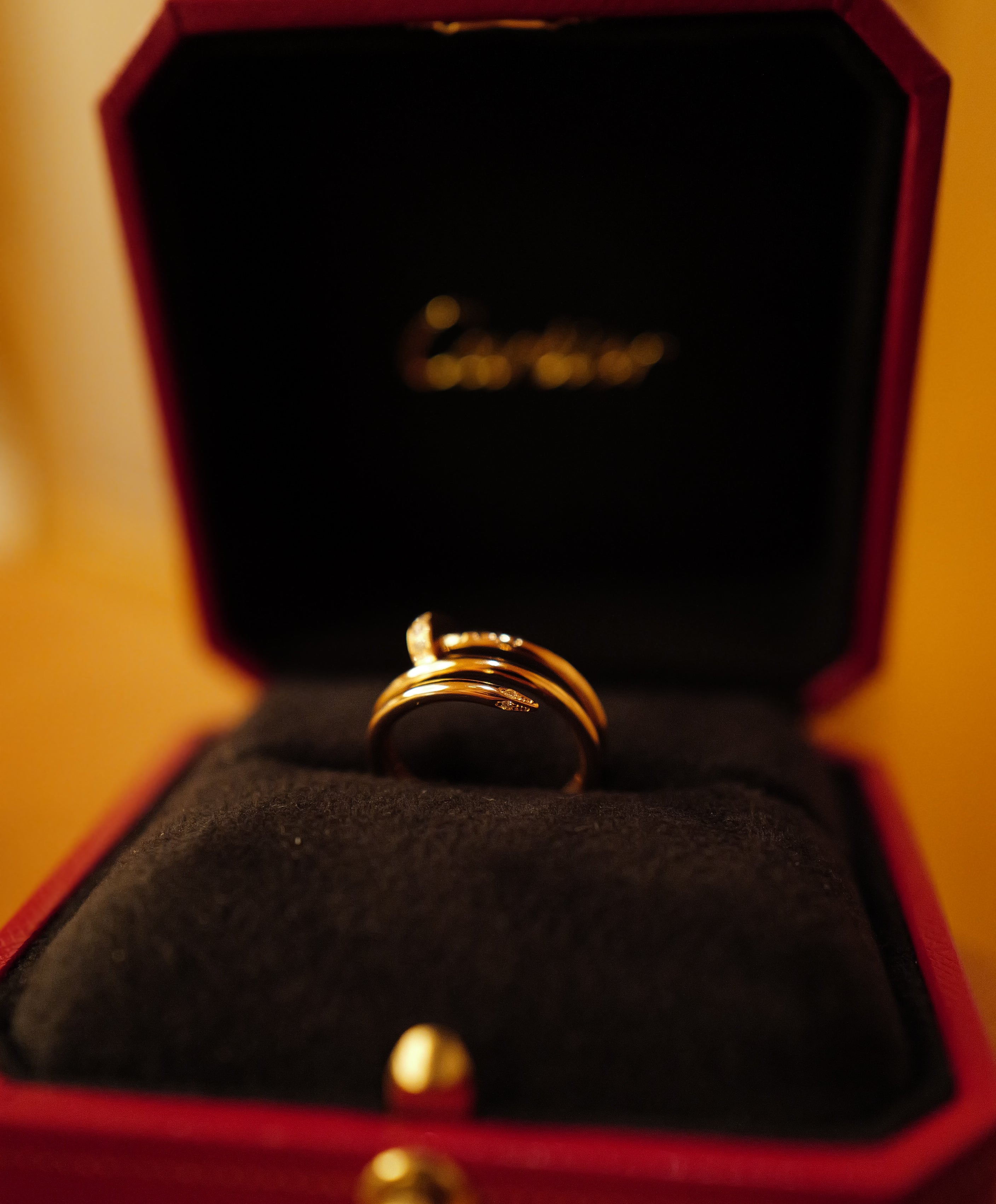 Cartier カルティエ リング 750PG ダイヤモンド ジュストアンクル ダブル ピンクゴールド