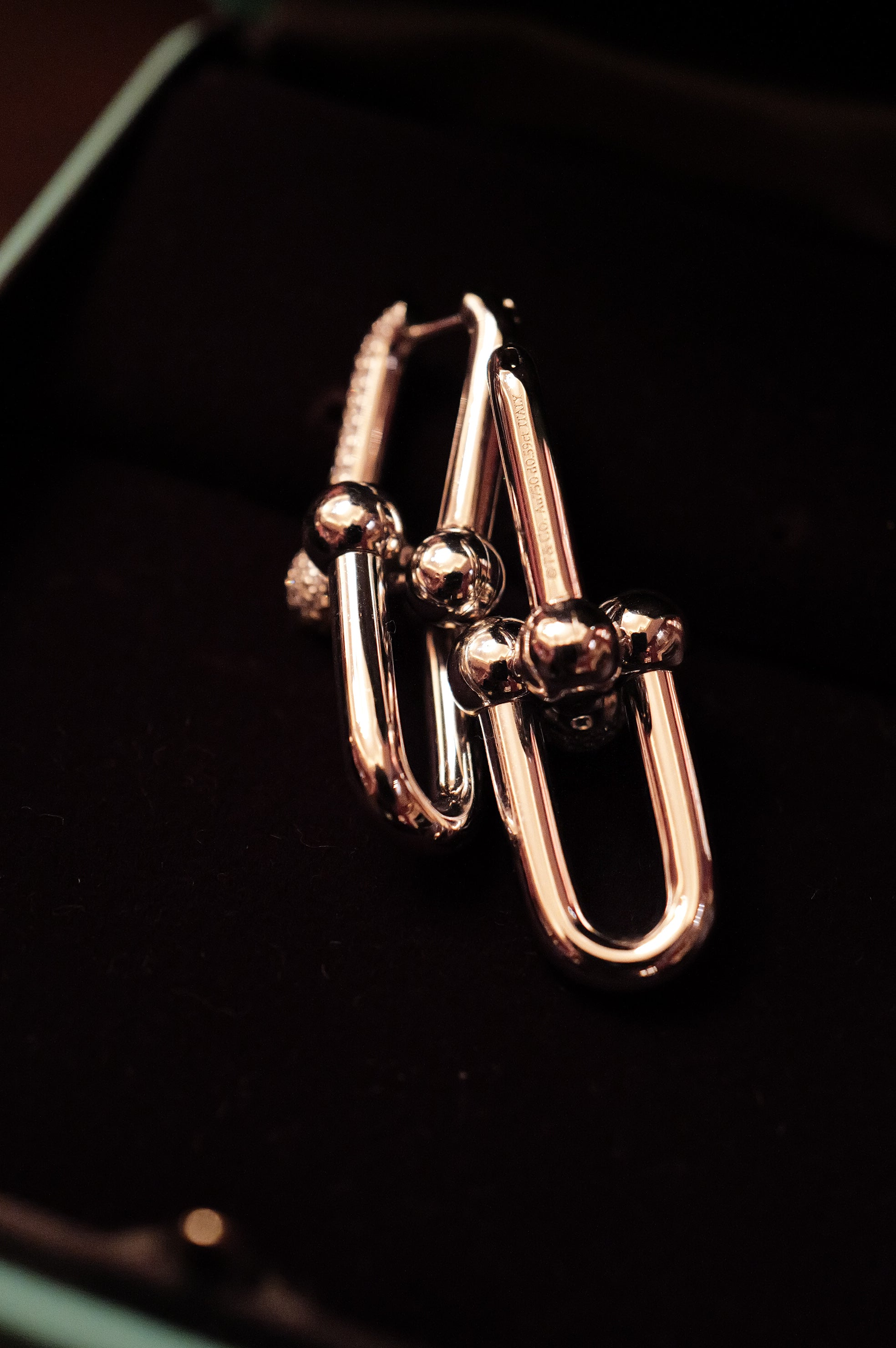 TIFFANY & Co. HardWear PAVE ハードウェア パヴェダイヤピアス ホワイトゴールド Au750WG