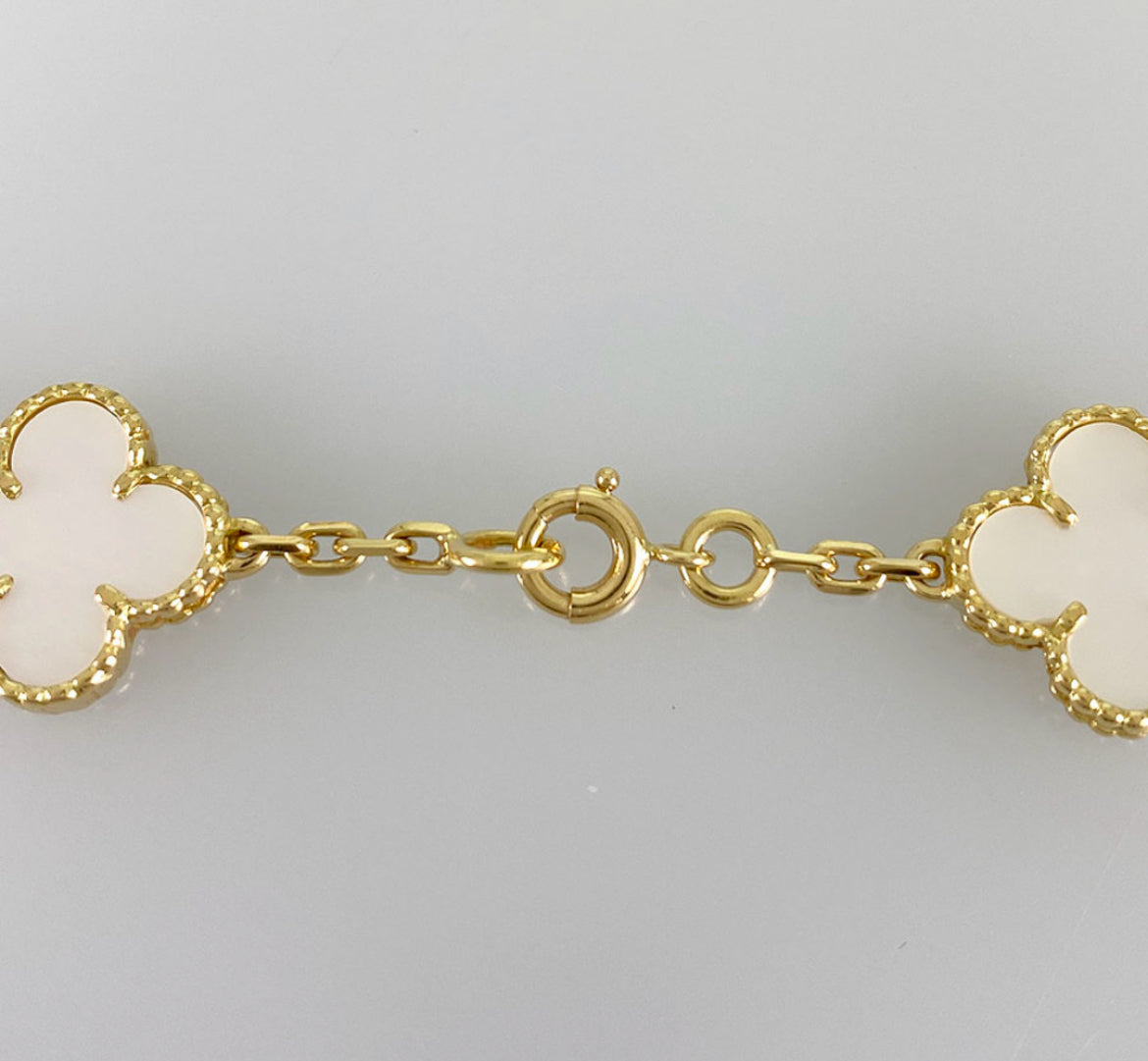 Van Cleef & Arpels ヴァンクリーフ&アーペル ヴィンテージアルハンブラ ネックレス 10Pモチーフ