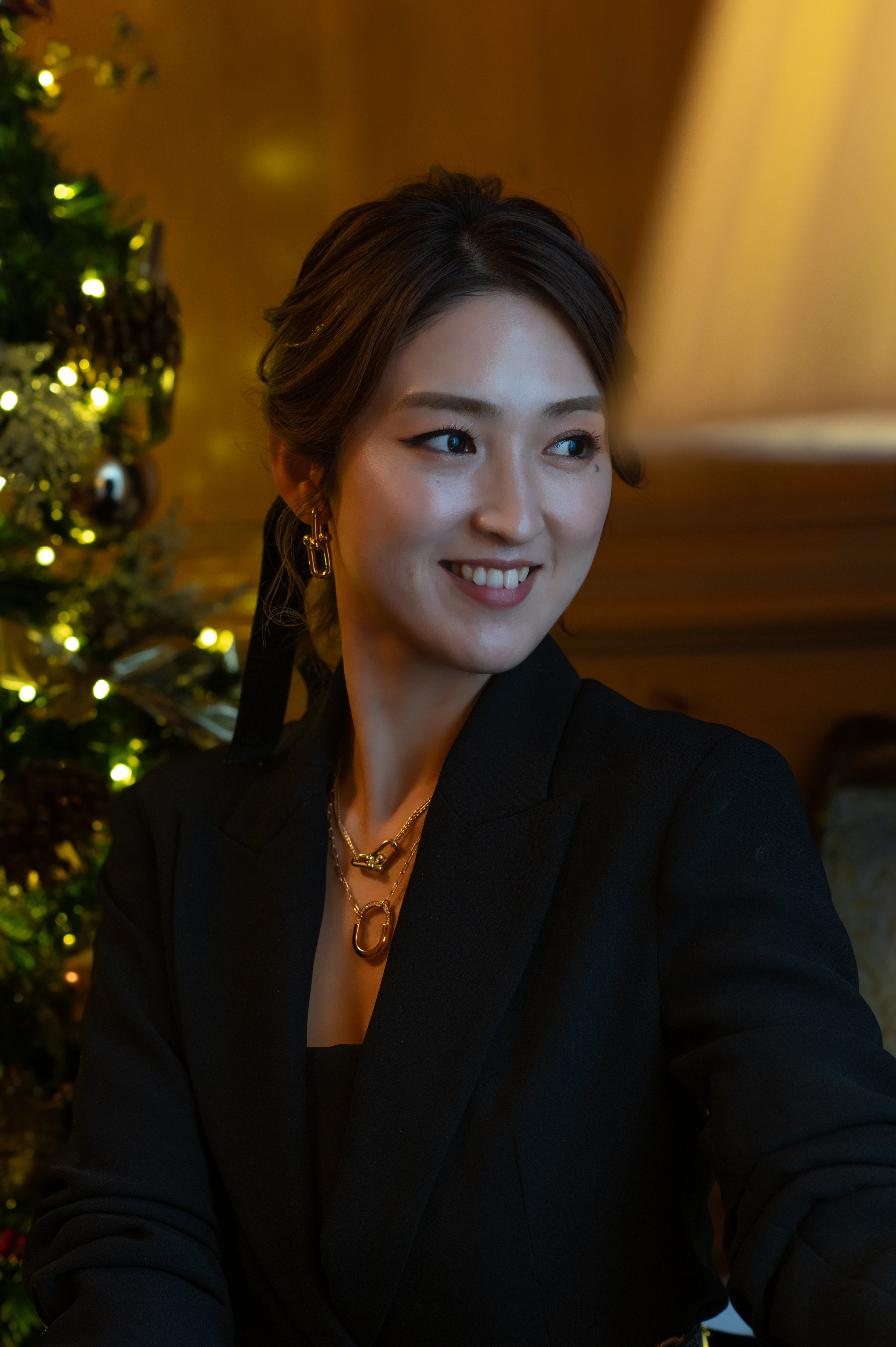 TIFFANY & Co. ラージダブル リンクペンダント ネックレス ハードウェア K18YG