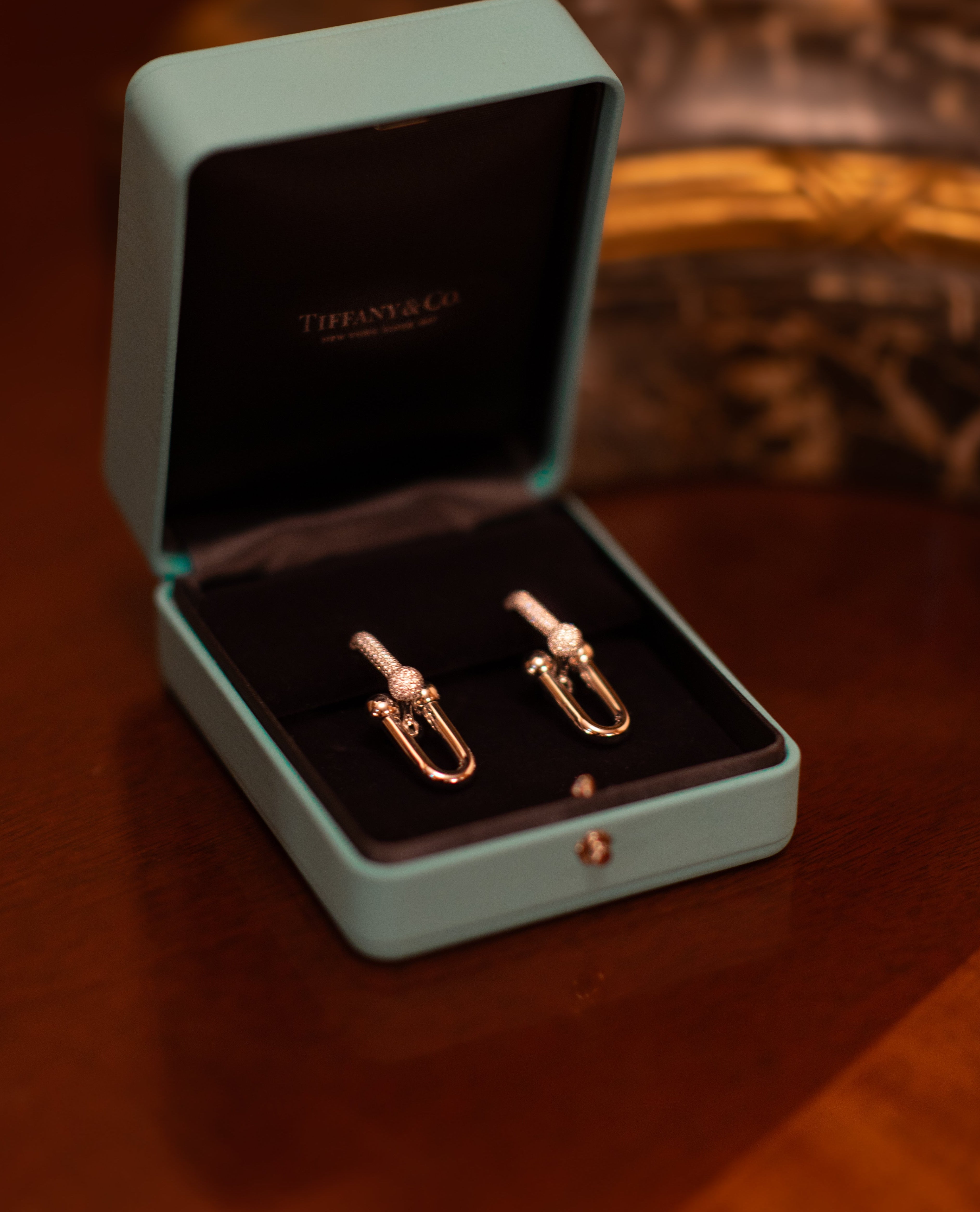 TIFFANY & Co. HardWear PAVE ハードウェア パヴェダイヤピアス ホワイトゴールド Au750WG