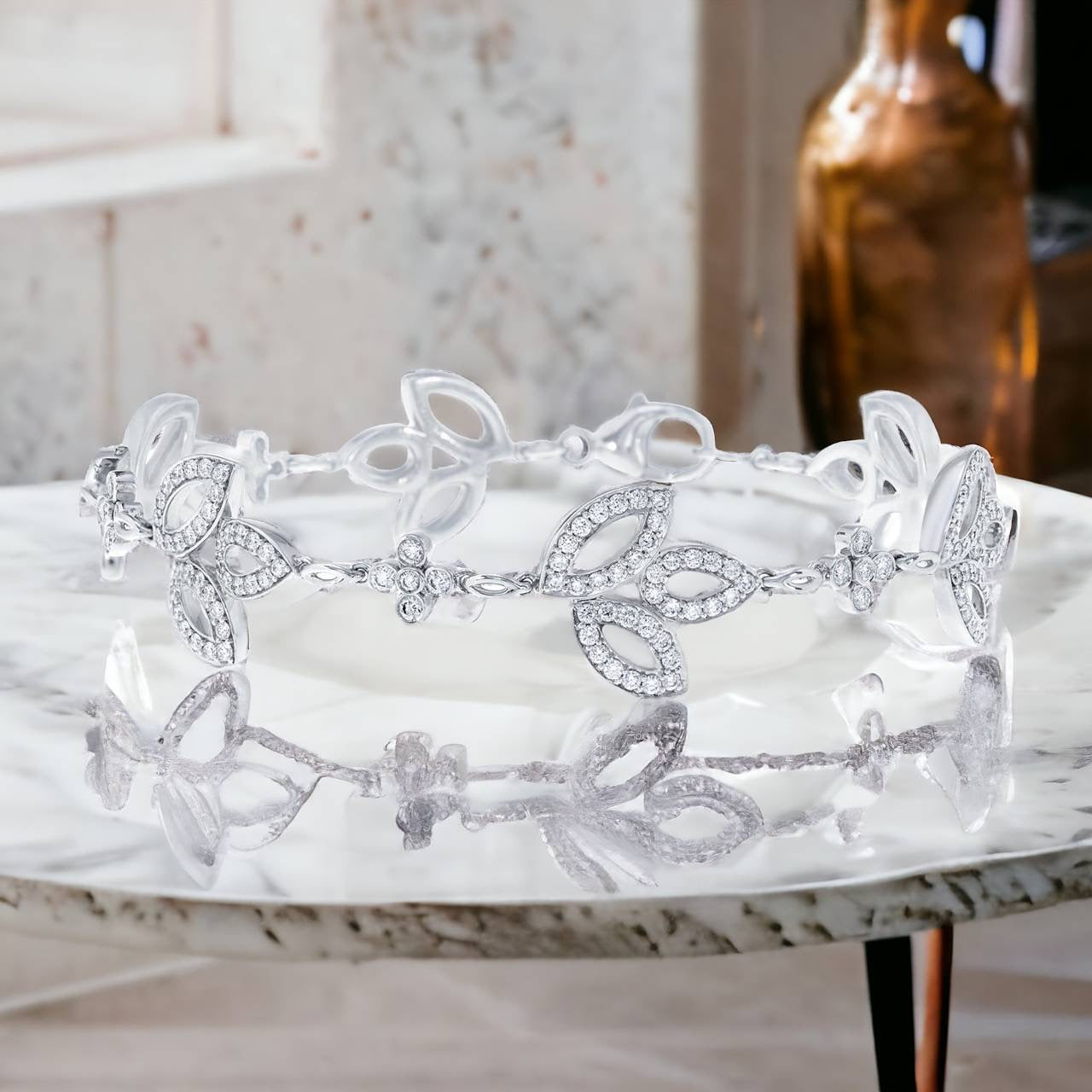 Harry Winston ハリー・ウィンストン リリークラスター・ブレスレット 【NEW✨2025.7 入荷】