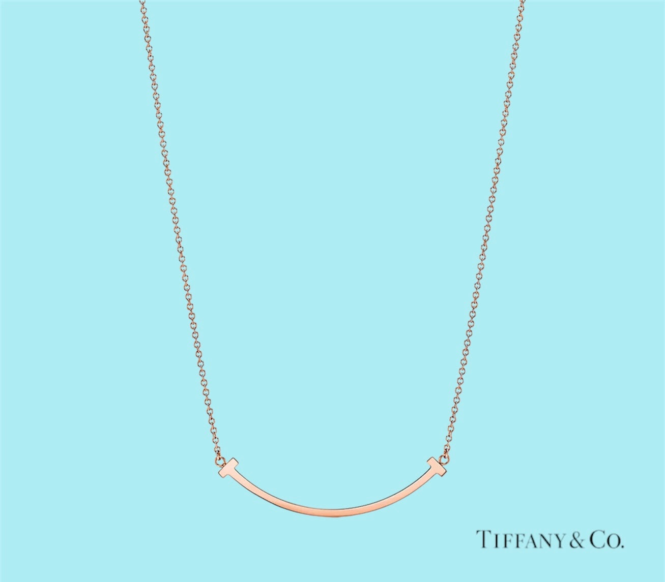 スマイルペンダント RG ダイヤモンド