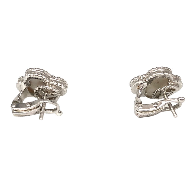 Van Cleef & Arpels ヴィンテージアルハンブラ ホワイトゴールド ピアス