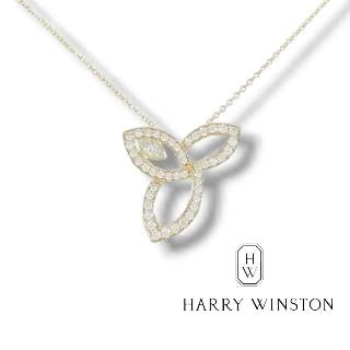 Harry Winston リリークラスター ネックレス