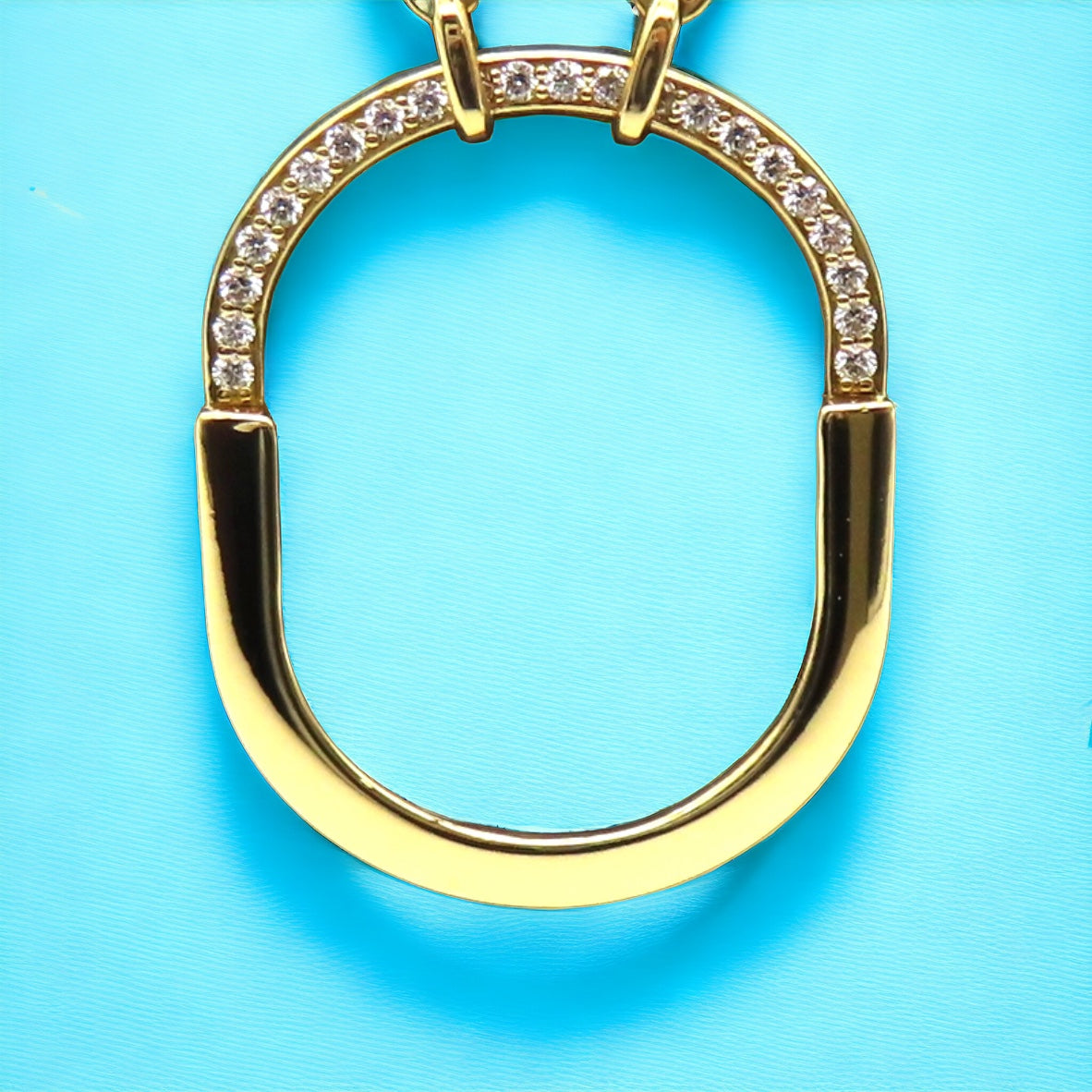 ティファニー ロック ペンダント K18 ローズゴールド ダイヤ