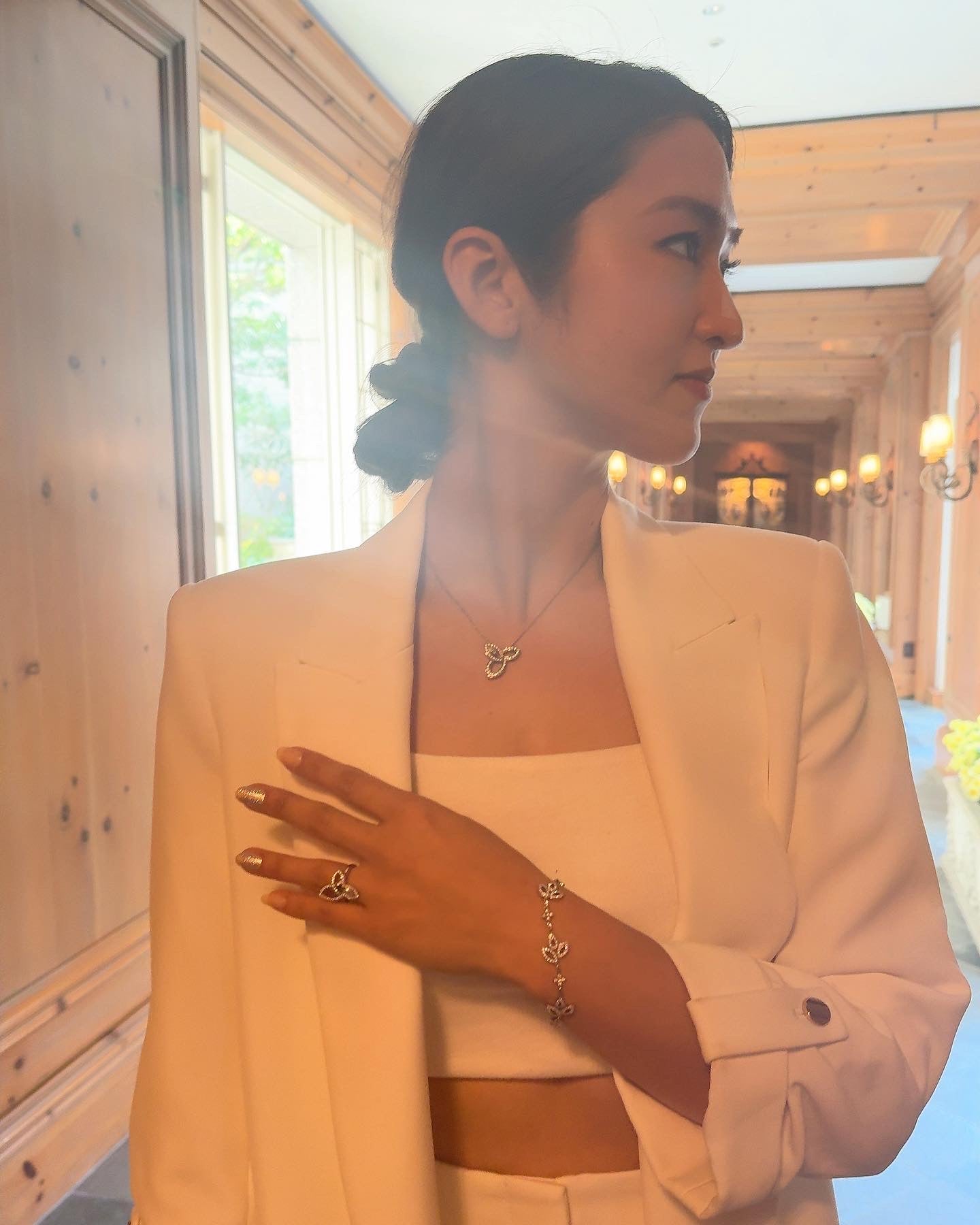 Harry Winston リリークラスター 3点セット レンタル