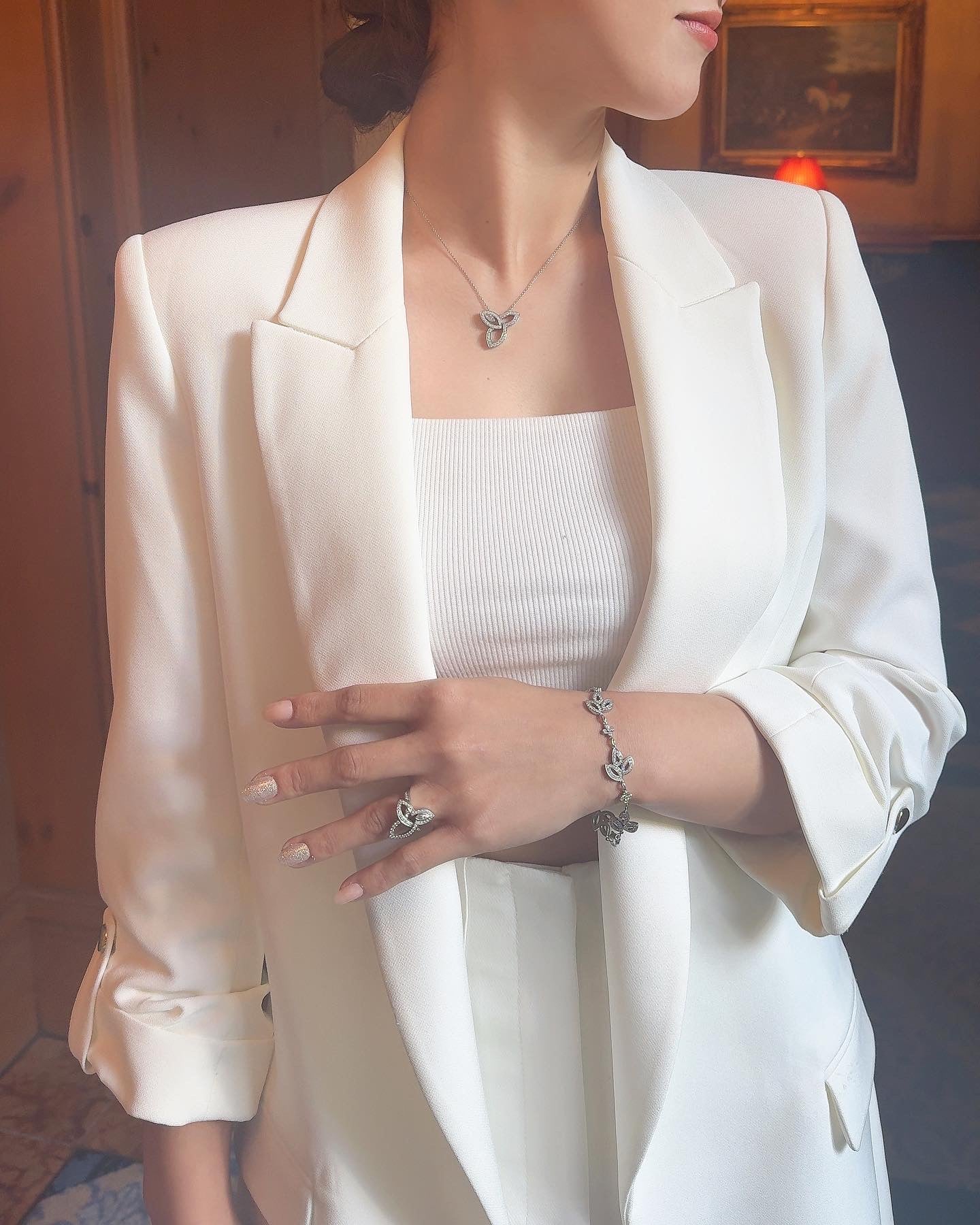 Harry Winston ハリーウィンストン リリークラスター