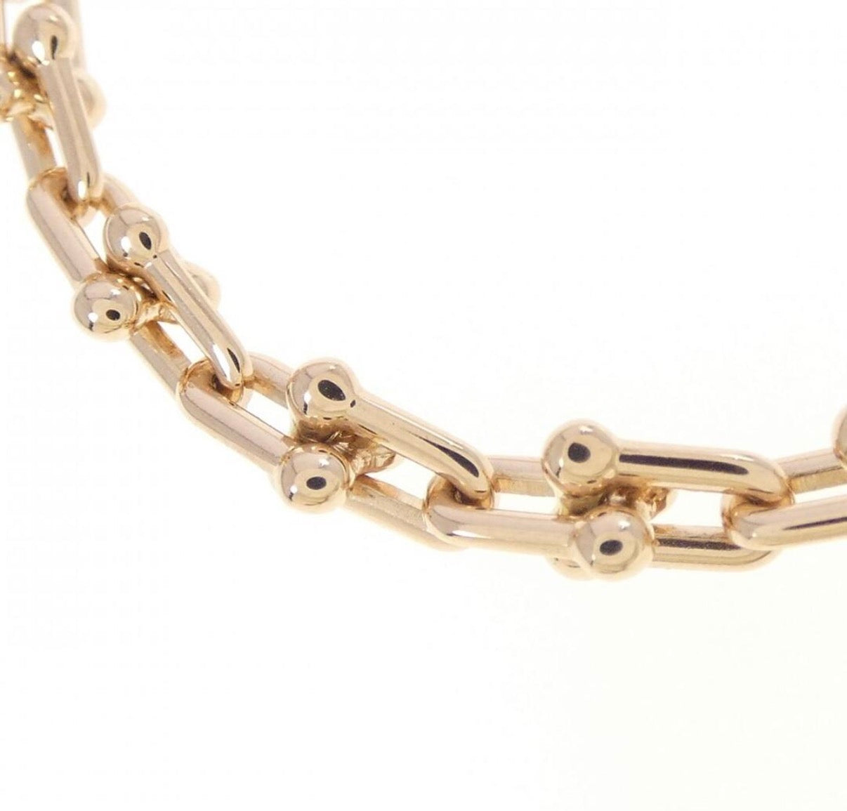 TIFFANY & Co. ティファニー ハードウェア マイクロ リンク ネックレス ローズゴールド
