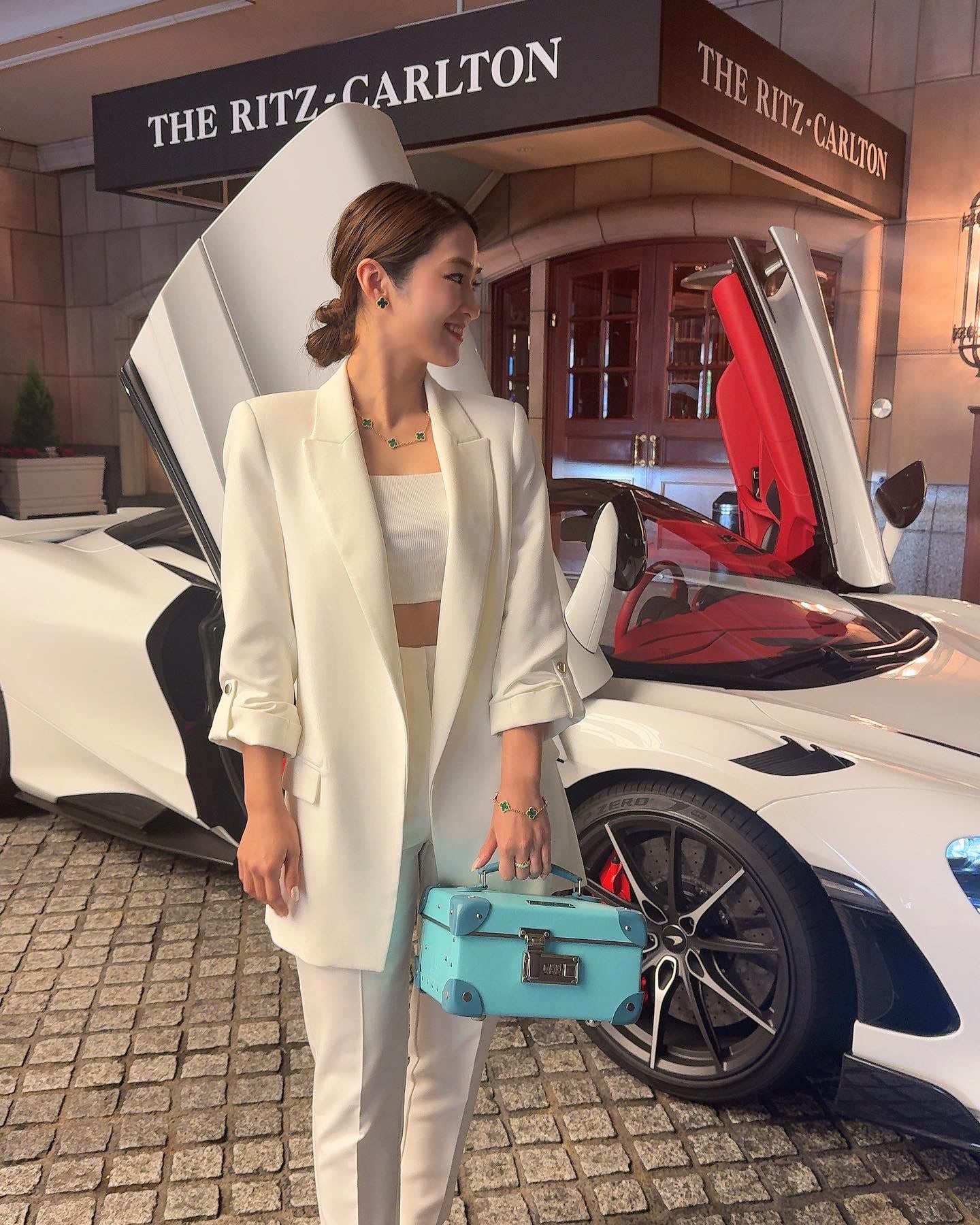 Van Cleef & Arpels ヴィンテージ アルハンブラ ネックレス K18YG マラカイト 10Pモチーフ