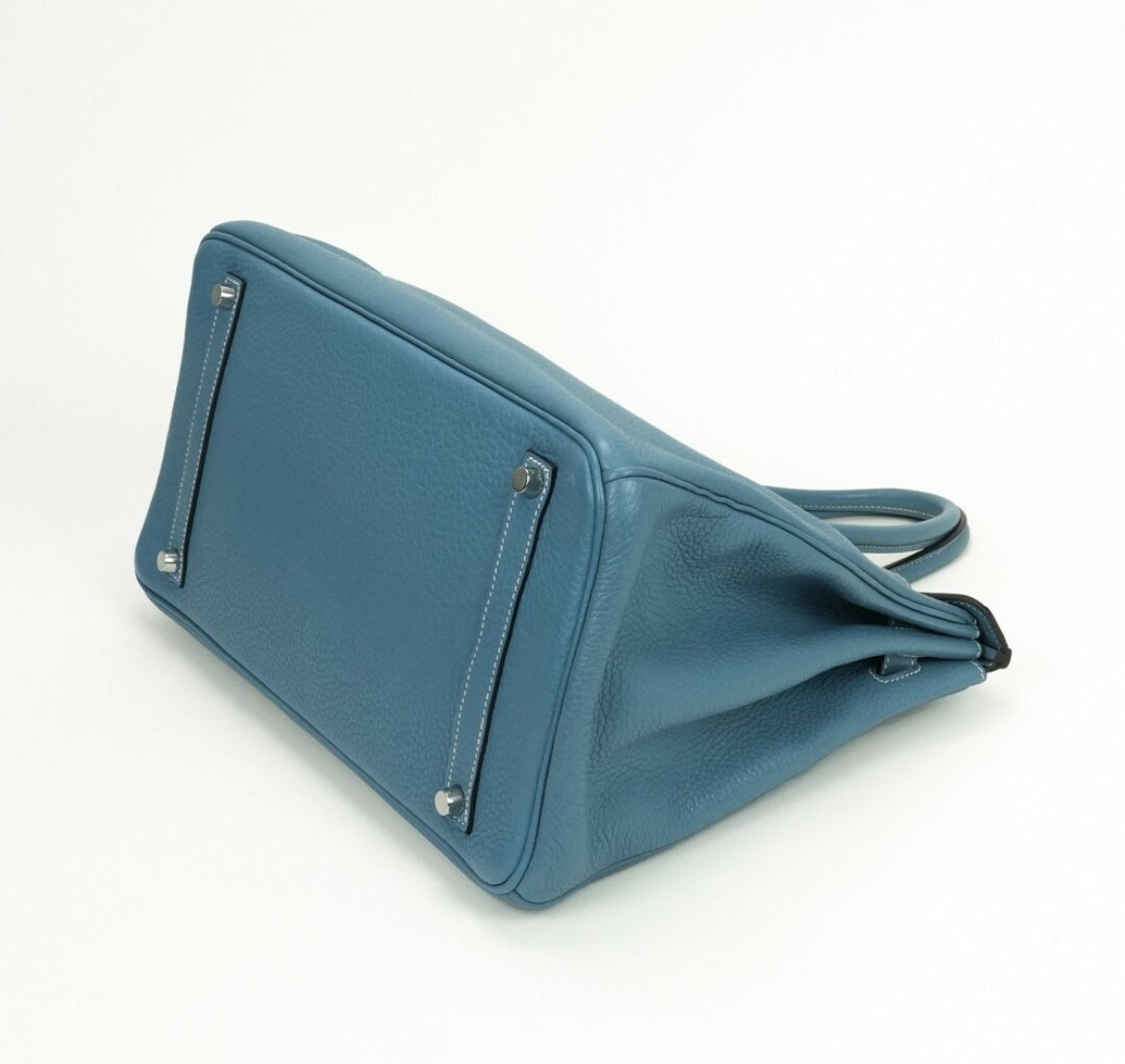 HERMES エルメス バーキン35 トリヨンクレマンス ブルージーン ブルー