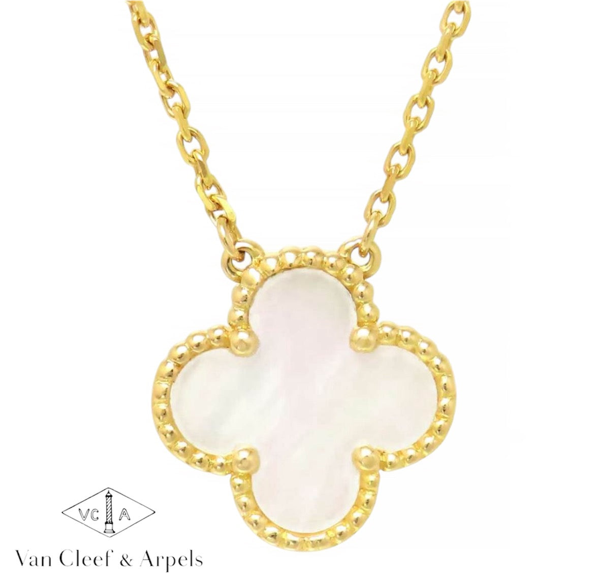 Van Cleef & Arpels ヴィンテージ アルハンブラ マザーオブパール ペンダント
