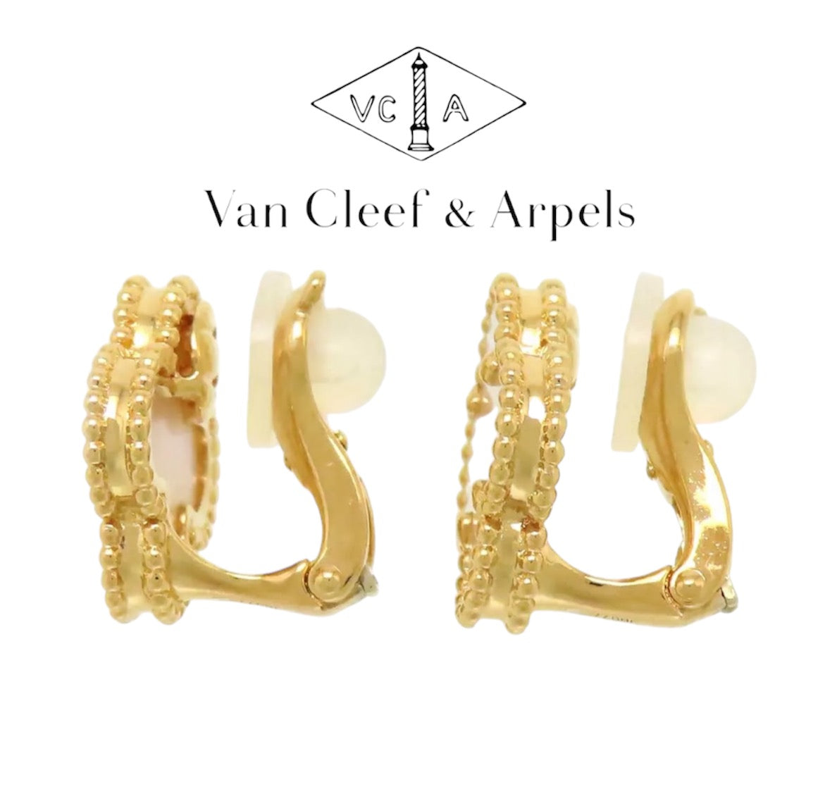 Van Cleef & Arpels マザーオブパール イヤリング