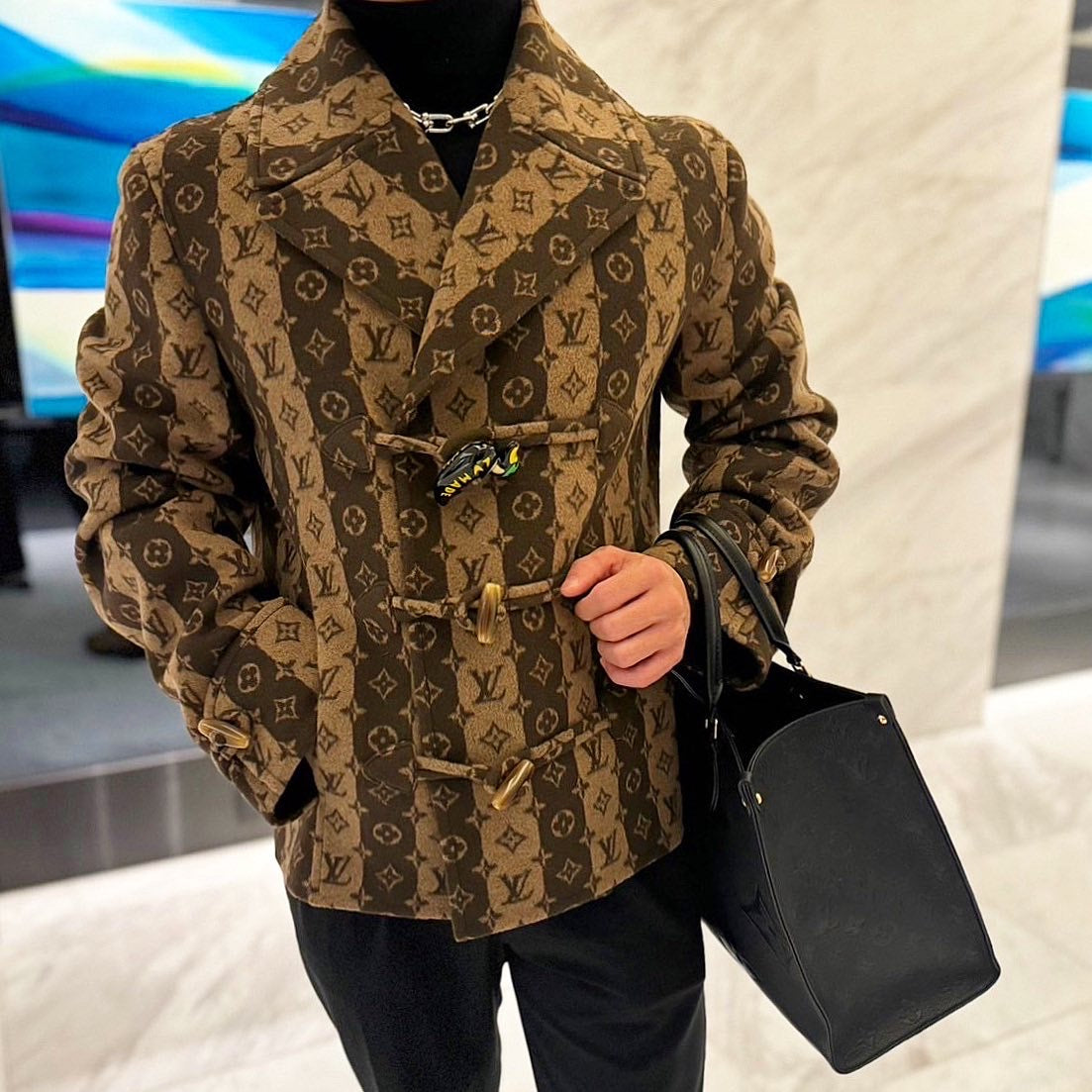 LV x NIGO® モノグラム トランク ストライプ クロップド