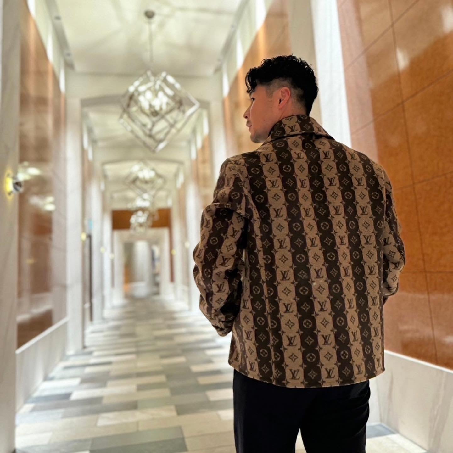 LV x NIGO® モノグラム トランク ストライプ クロップド