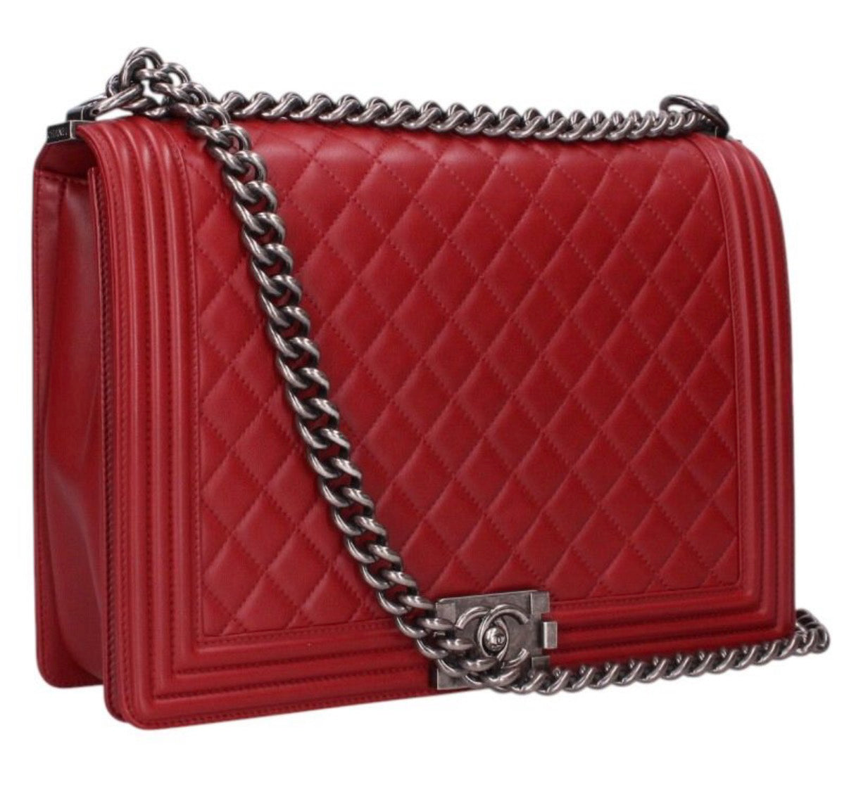 CHANEL シャネル ラムスキンチェーンショルダーバッグ ボーイシャネル30