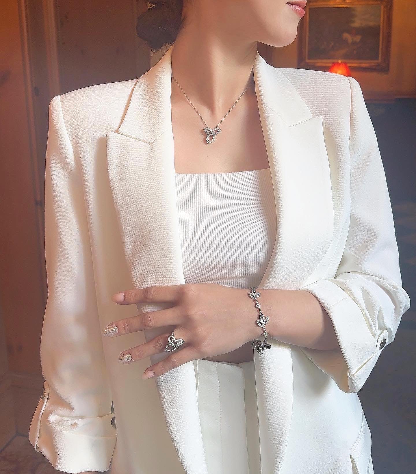 Harry Winston リリークラスター 3点セット レンタル