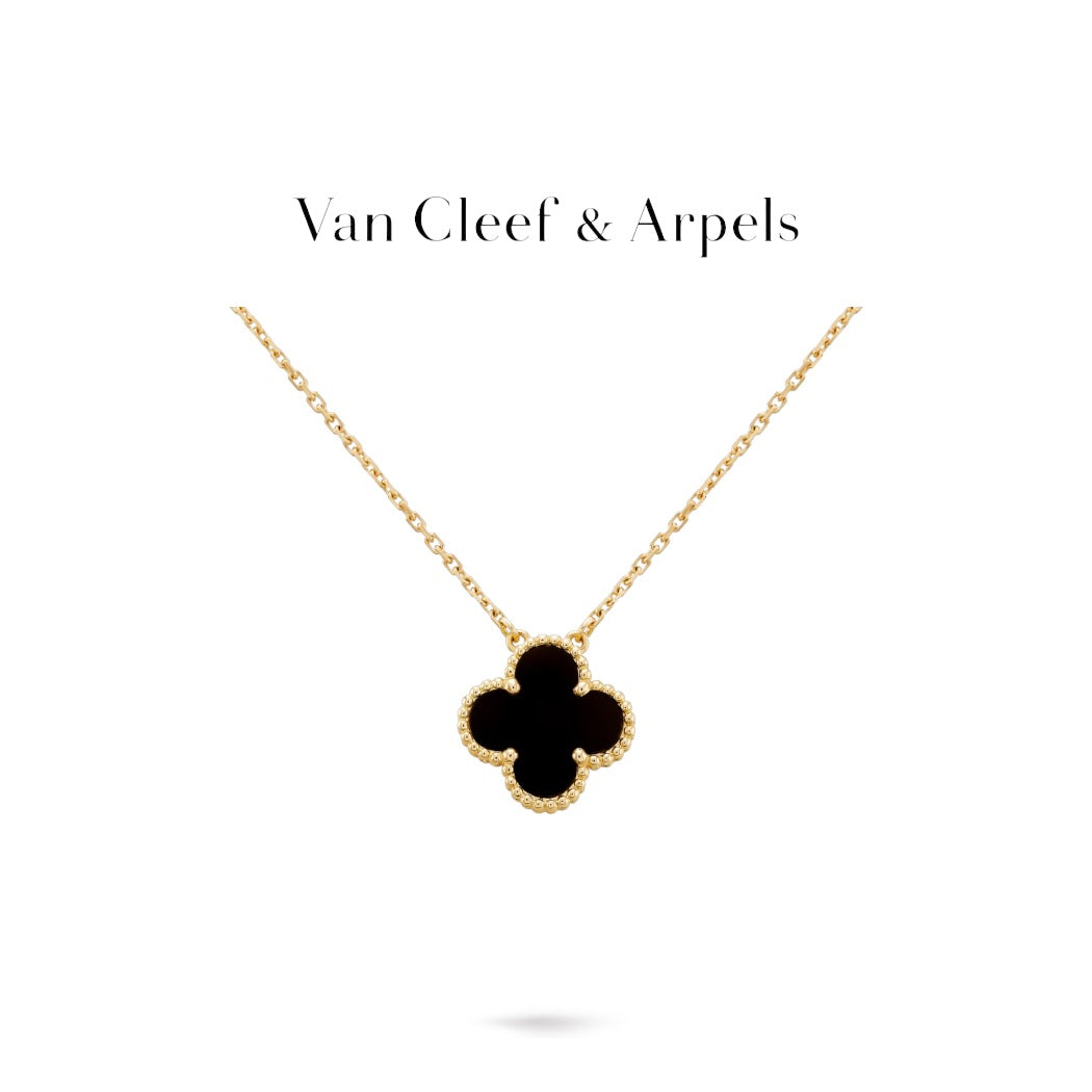 Van Cleef & Arpels オニキス ネックレス K18YG