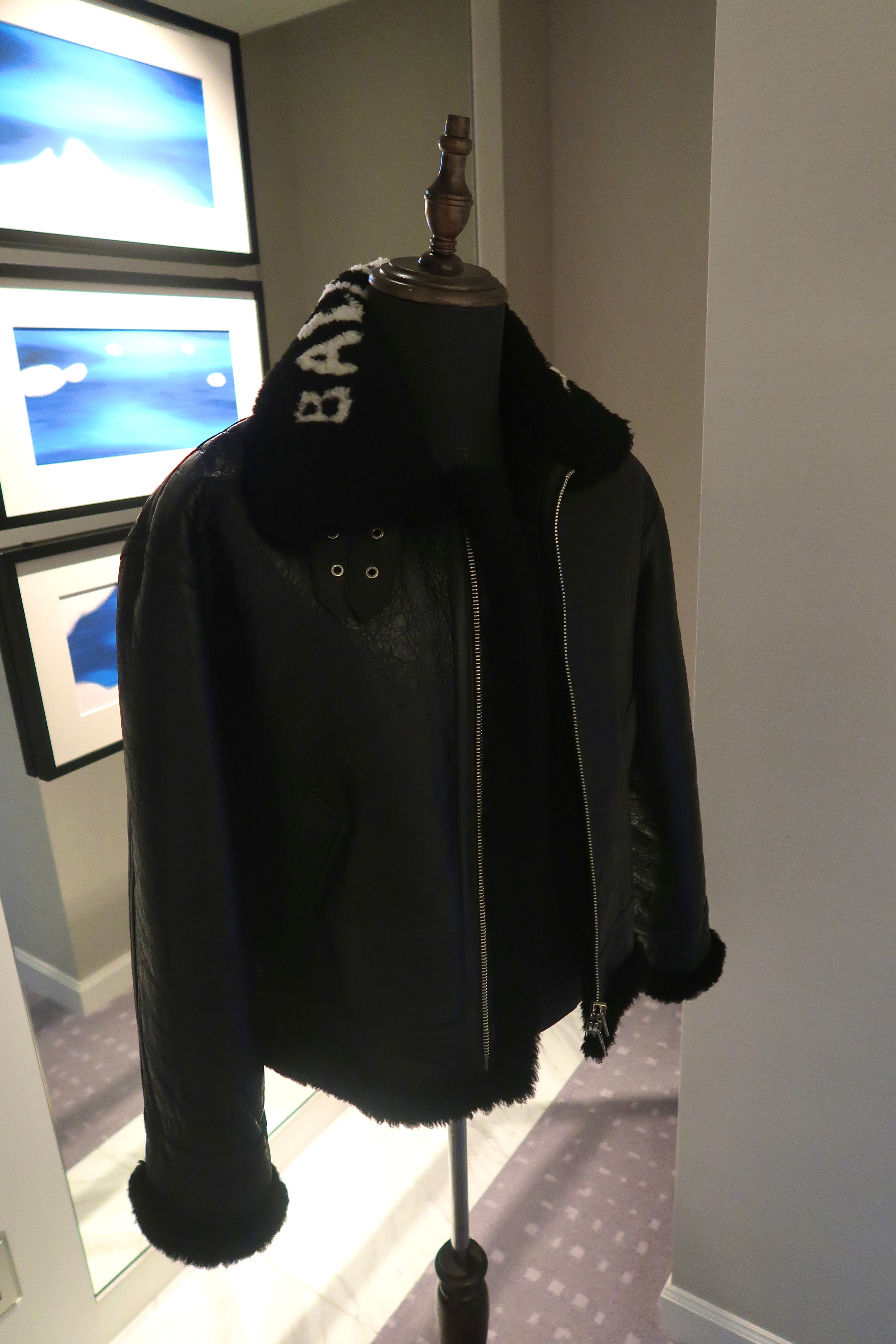 BALENCIAGA ムートン レザージャケット