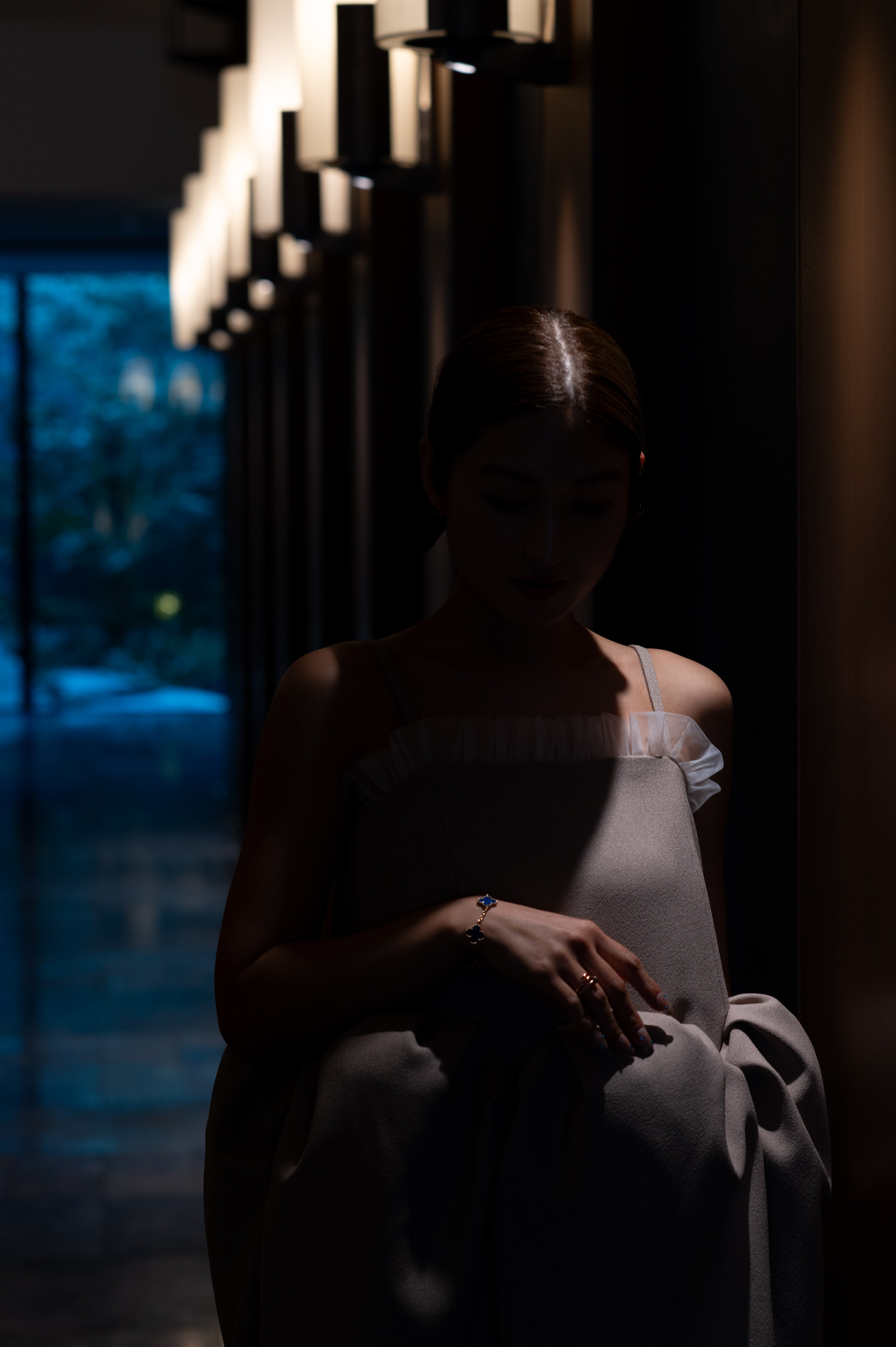 Van Cleef & Arpels ヴァンクリーフ&アーペル ヴィンテージアルハンブラ 5P ブルーアゲート ブレスレット