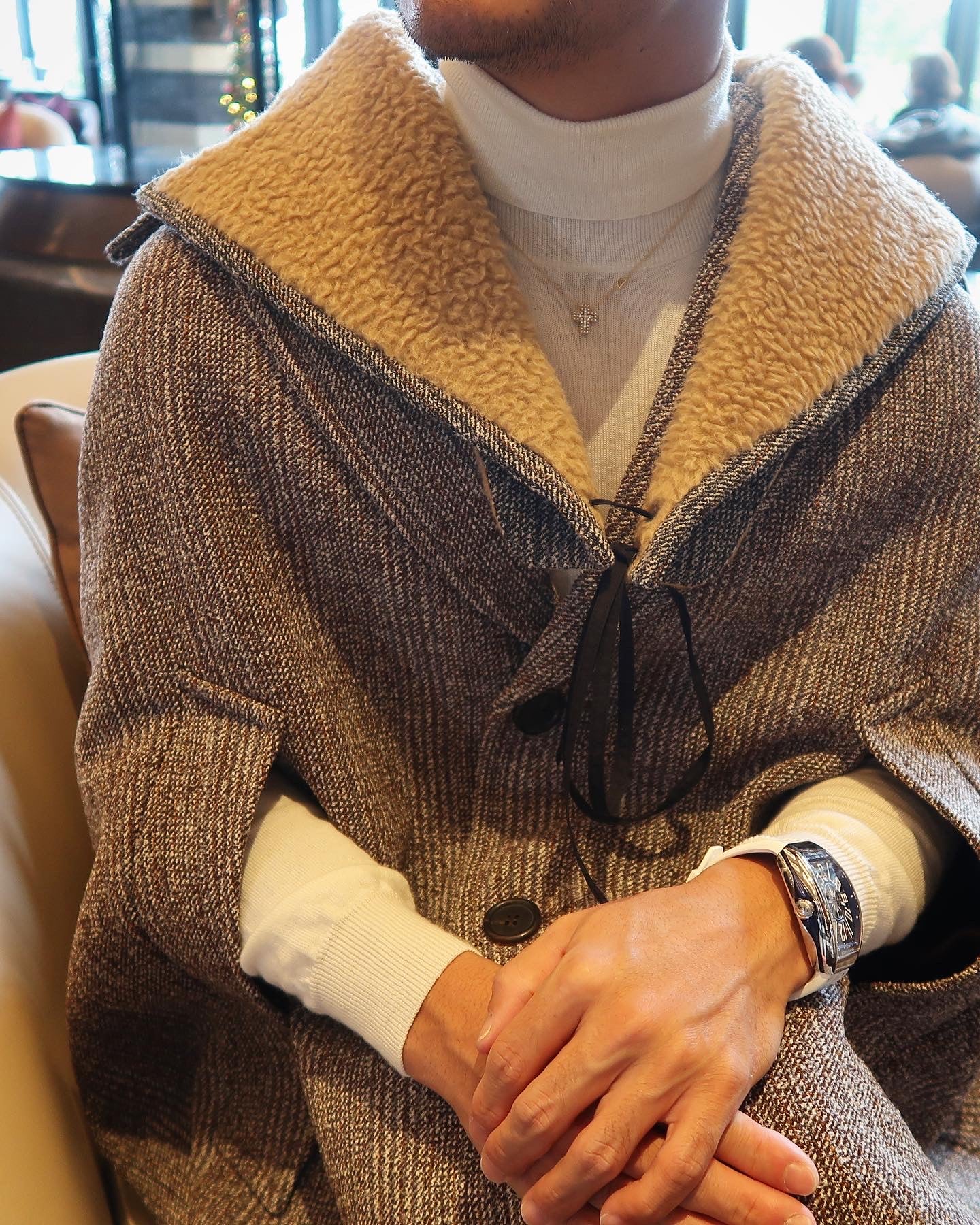 プラダ PRADA 16AW ポンチョ