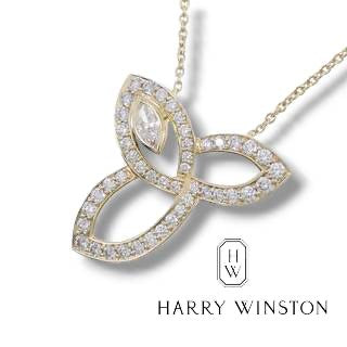 Harry Winston リリークラスター ネックレス