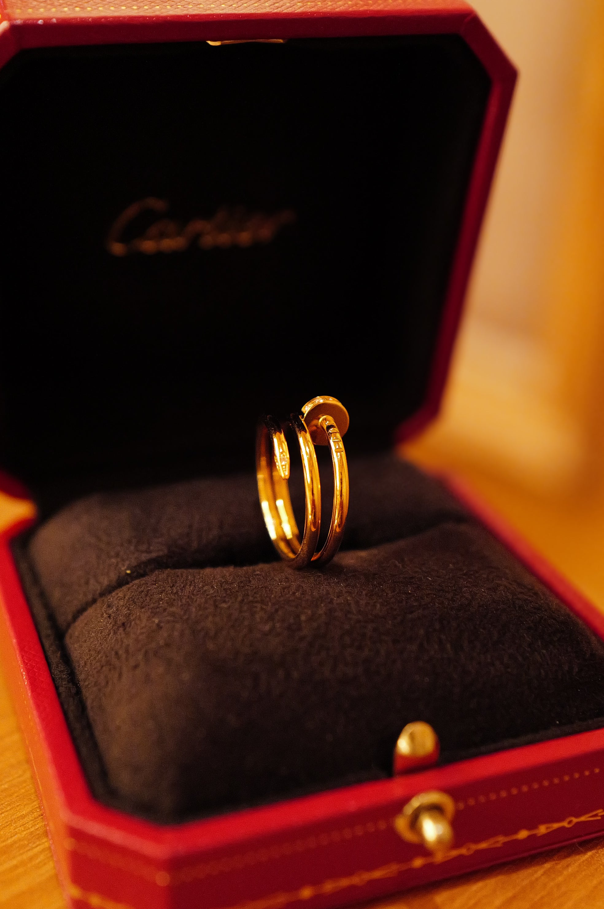 Cartier カルティエ リング 750PG ダイヤモンド ジュストアンクル ダブル ピンクゴールド