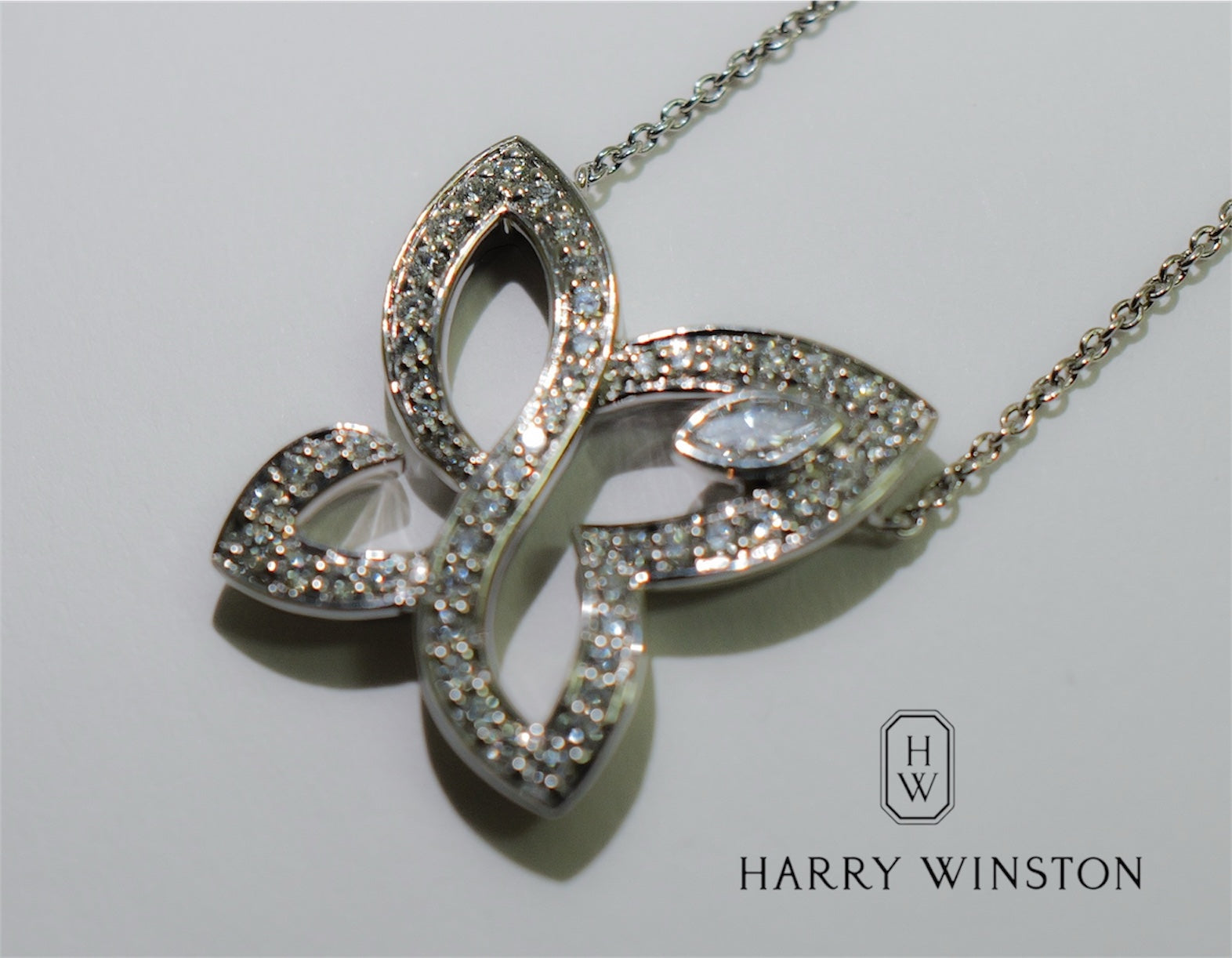 Harry Winston ハリーウィンストン インフィニット リリー クラスター ネックレス
