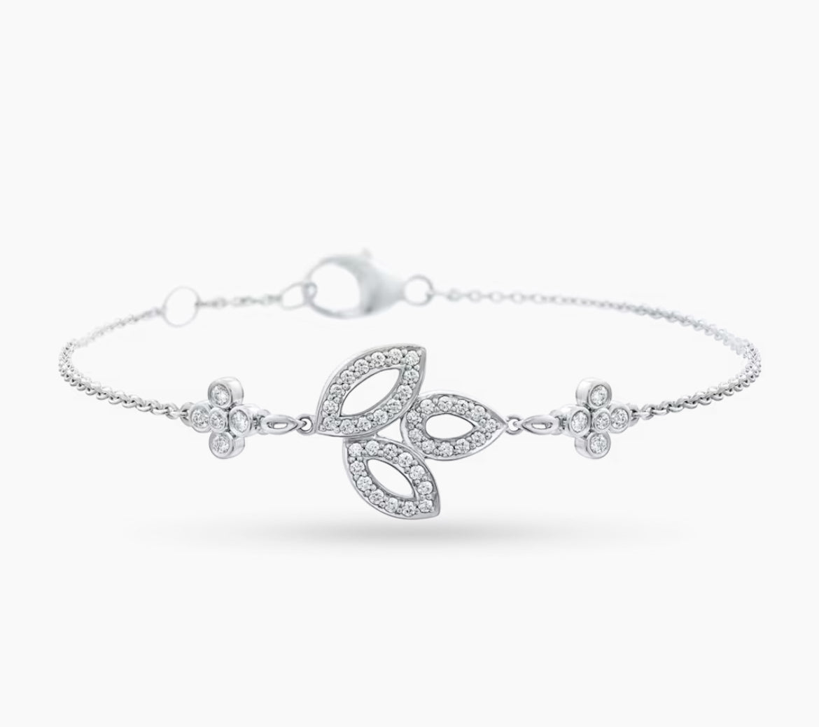 Harry Winston ハリーウィンストン リリークラスター・ミニ・ブレスレット