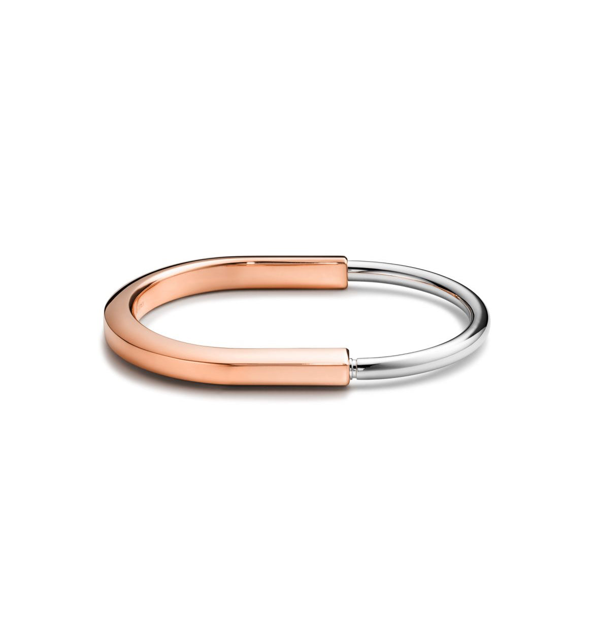 TIFFANY&Co.ティファニー ロック K18 PG×K18 WG ブレスレット