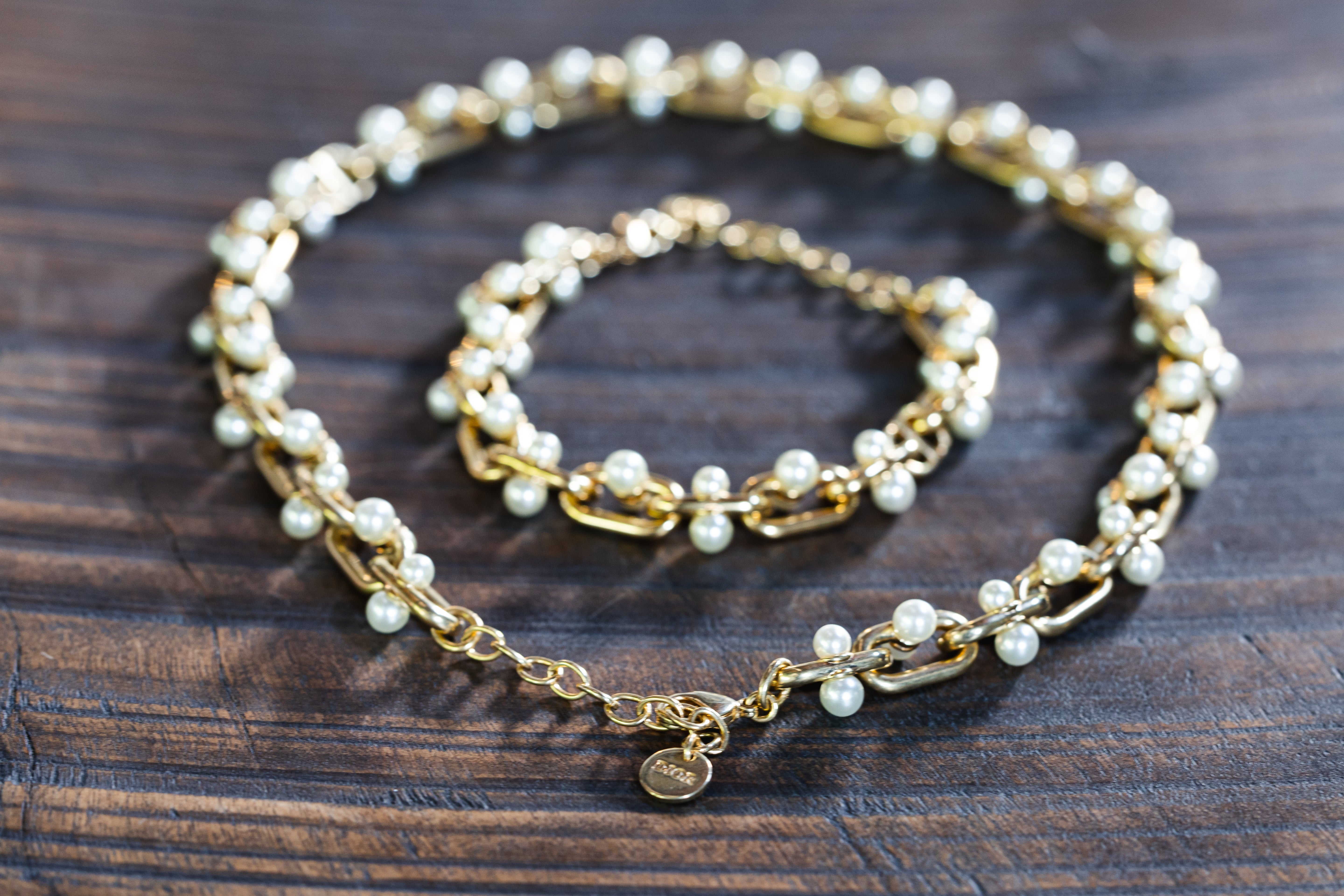 ディオール　2点セット　ネックレス、ブレスレット