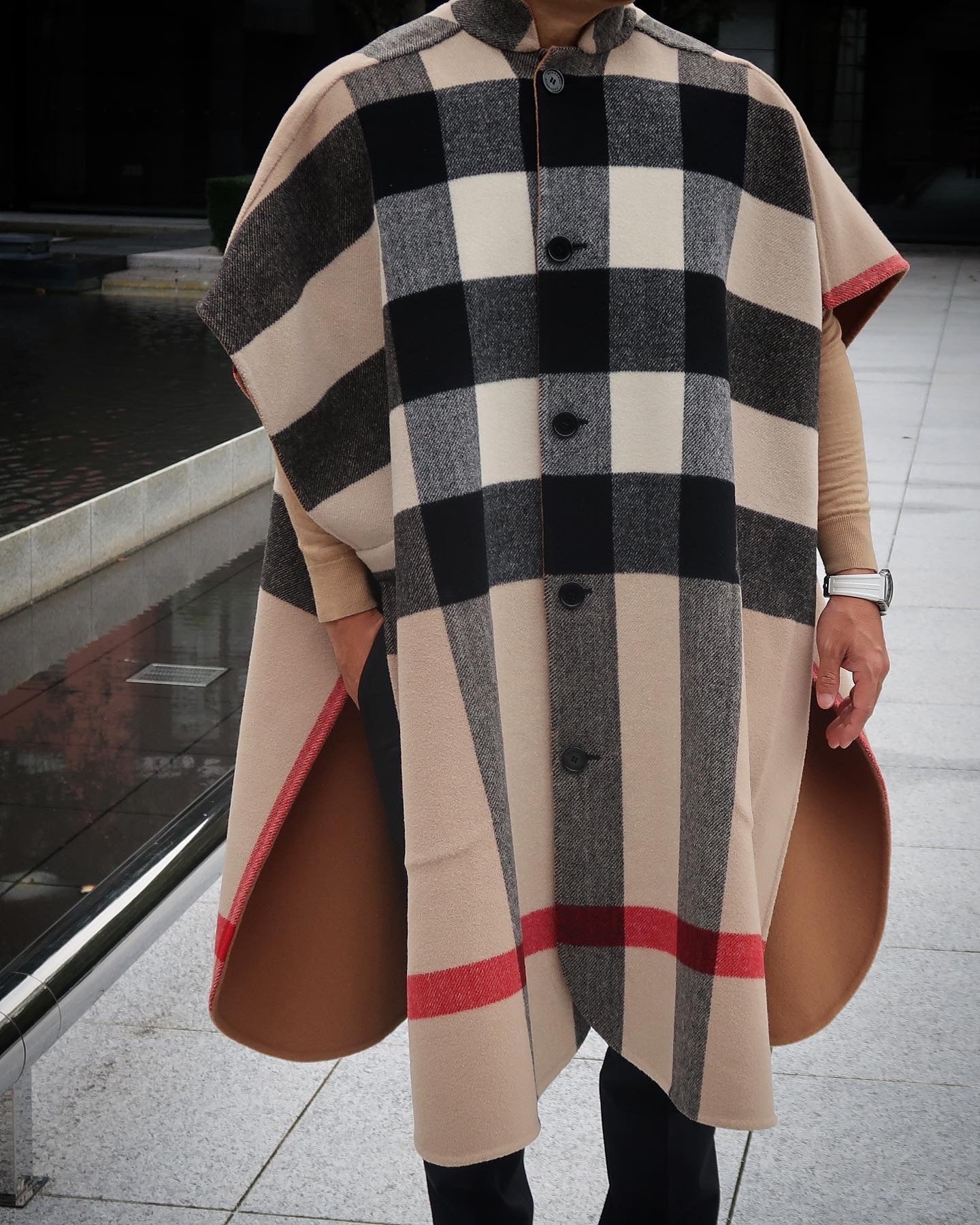 BURBERRY バーバリー ポンチョ