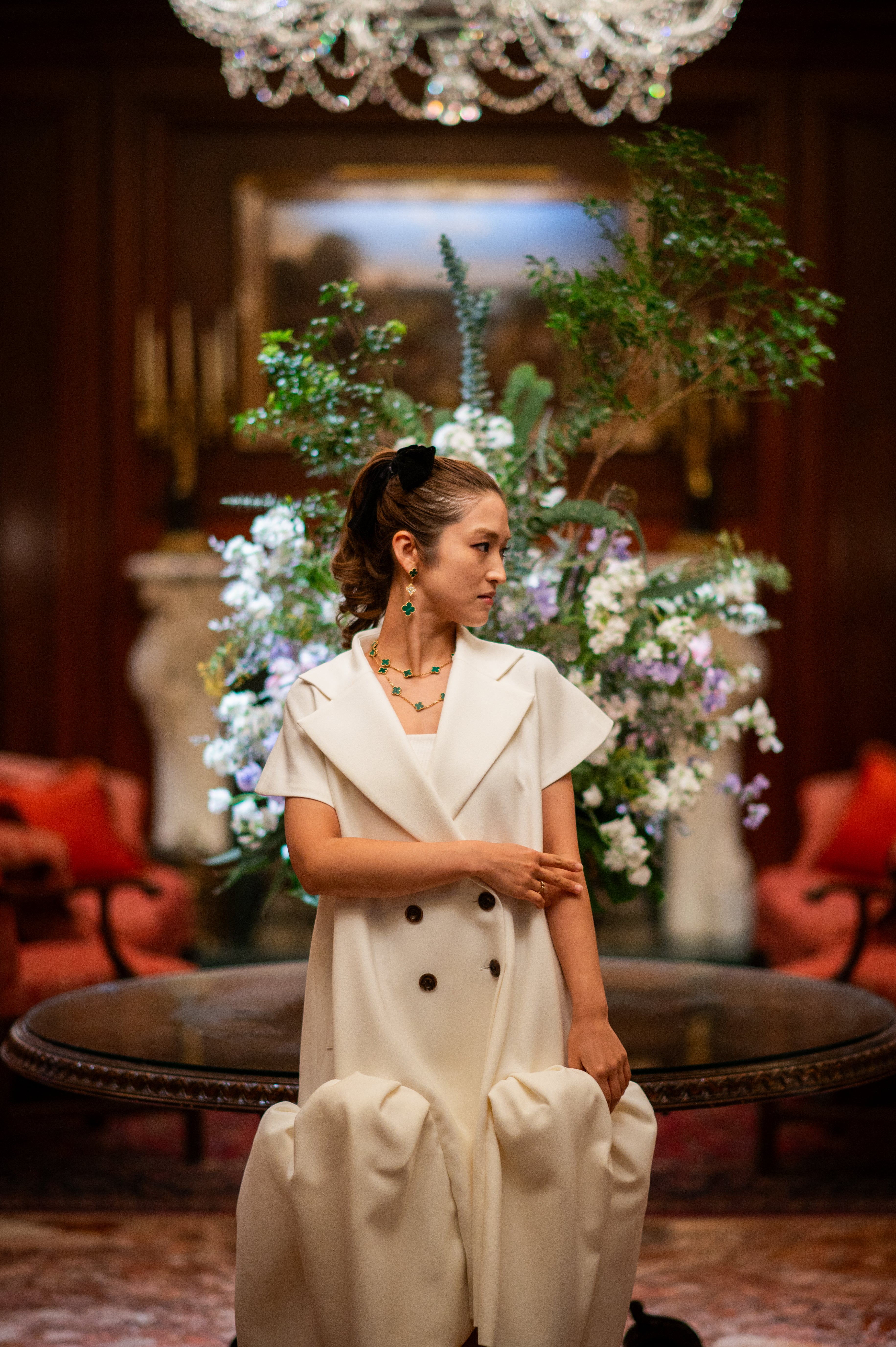 Van Cleef & Arpels ヴァンクリーフ&アーペル ヴィンテージアルハンブラ 20モチーフ ネックレス　マラカイト