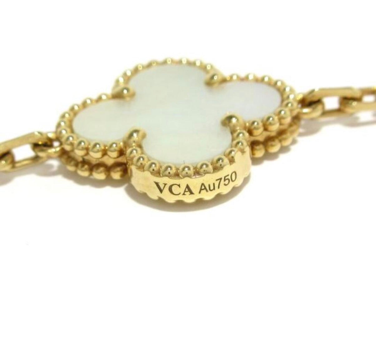 Van Cleef & Arpels ヴィンテージアルハンブラ マザーオブパール  20モチーフ　ネックレス