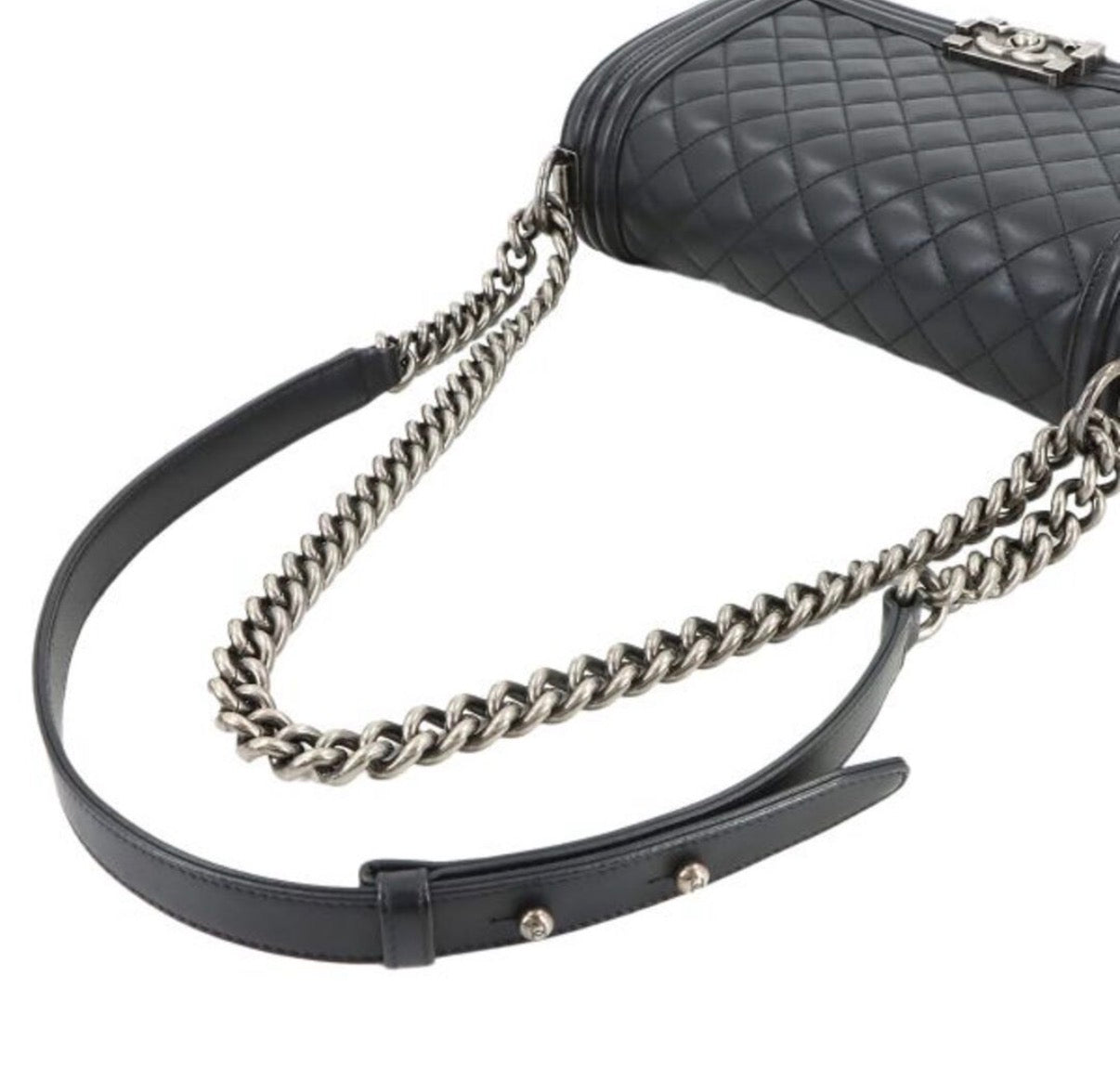 やーや   ☆CHANEL 正規品 ラムスキン ショルダーバッグ 新作CHANEL☆黒ラムスキン ミニチェーンウォレット 直営1点 (CHANEL