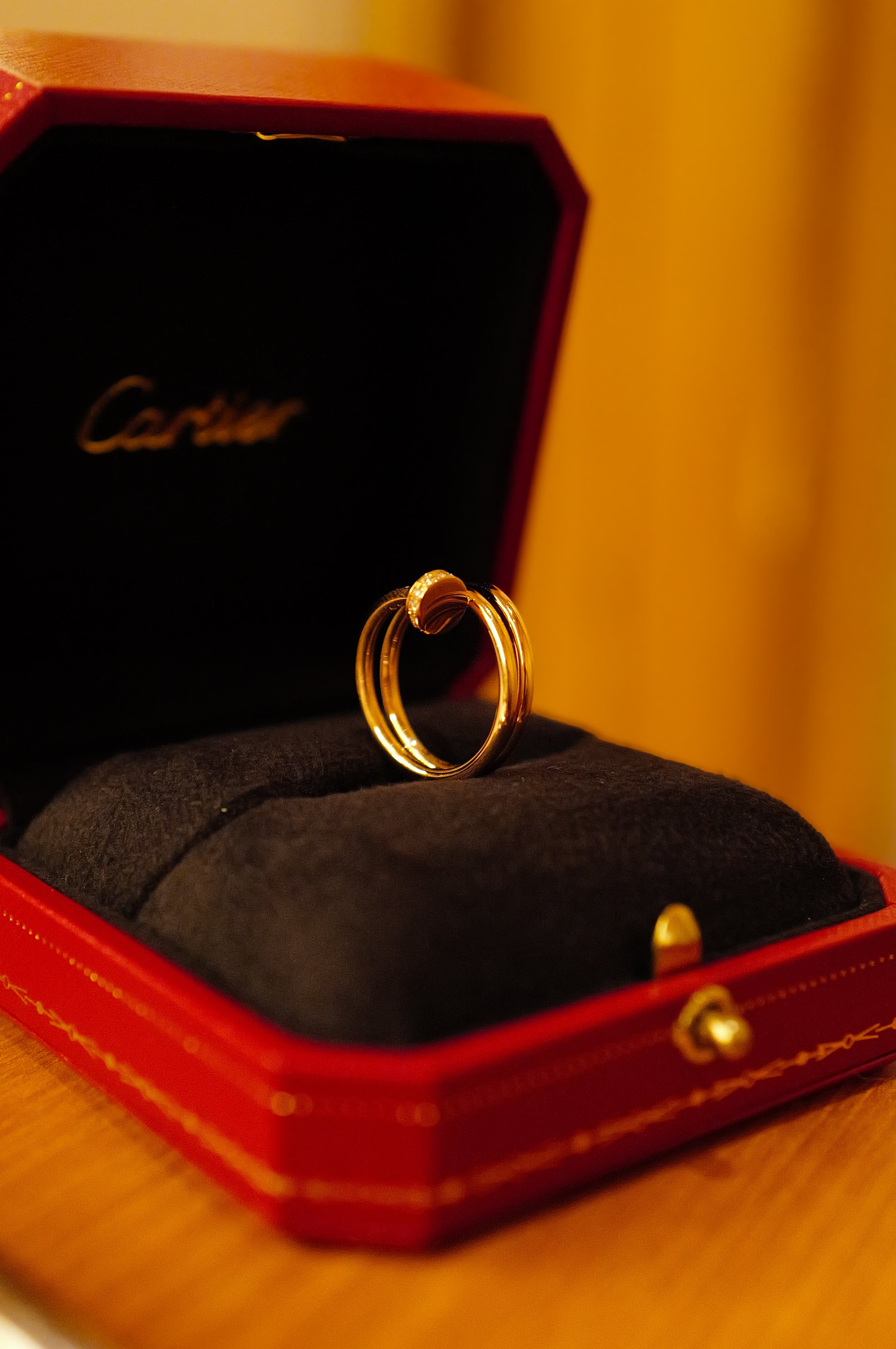 Cartier カルティエ リング  750PG ダイヤモンド ジュストアンクル ダブル ピンクゴールド