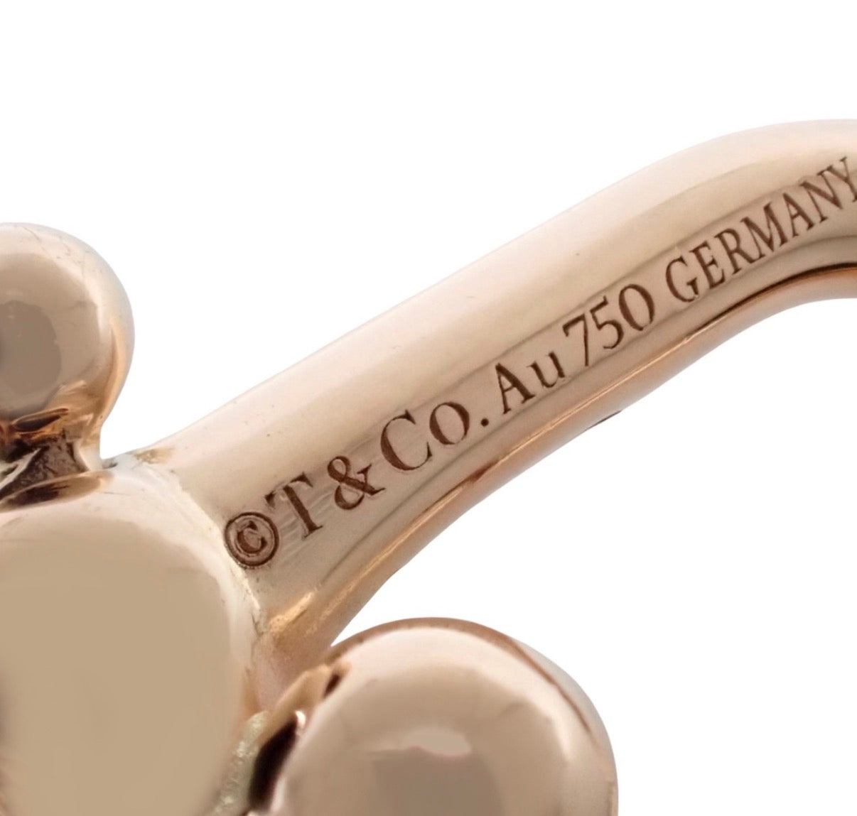 TIFFANY & Co. ティファニー　ハードウェア　スモール リンク ブレスレット　ローズゴールド