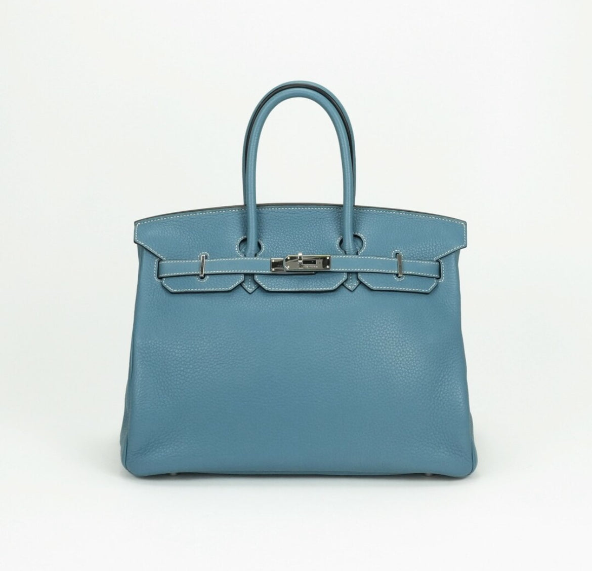 HERMES エルメス　バーキン35  トリヨンクレマンス ブルージーン ブルー