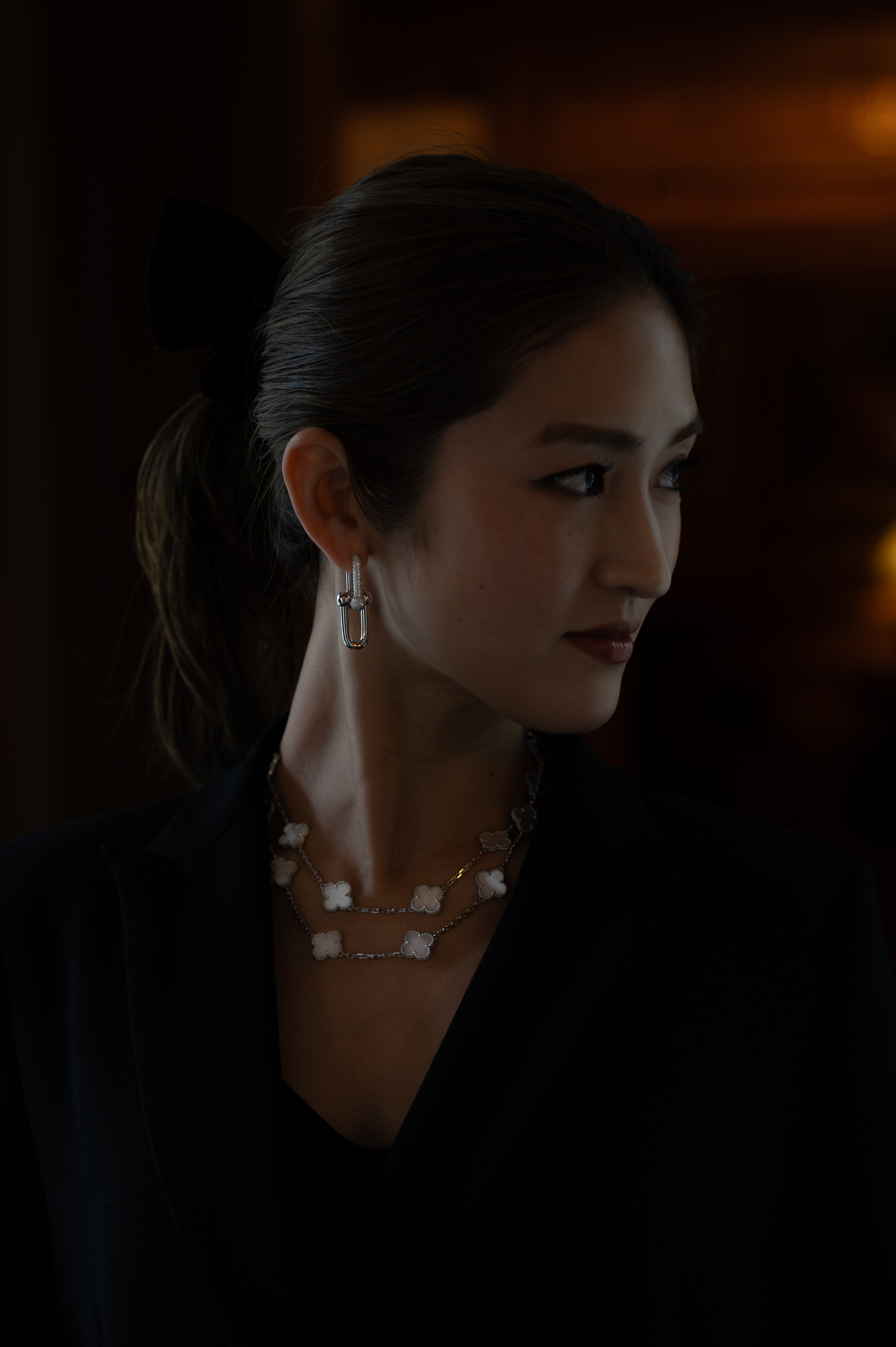 TIFFANY & Co. HardWear PAVE ハードウェア パヴェダイヤピアス ホワイトゴールド Au750WG